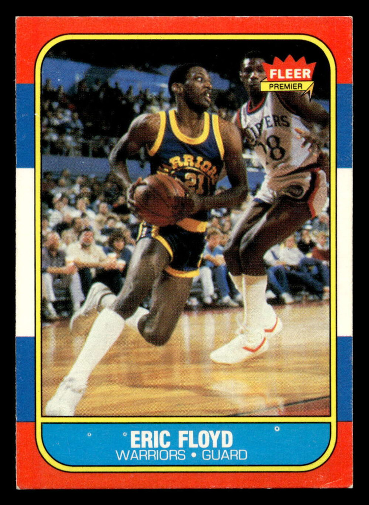 1986-87 Fleer #34 Sleepy Floyd Excellent+ RC Rookie Basketball 