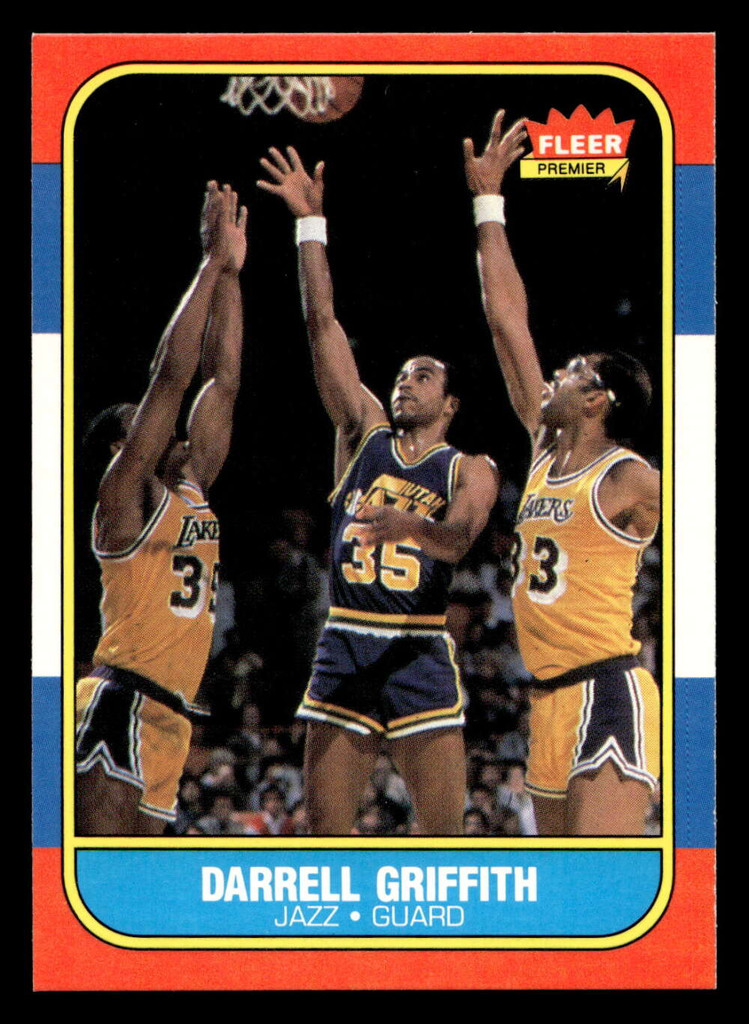 1986-87 Fleer #42 Darrell Griffith Near Mint Basketball  ID: 508663