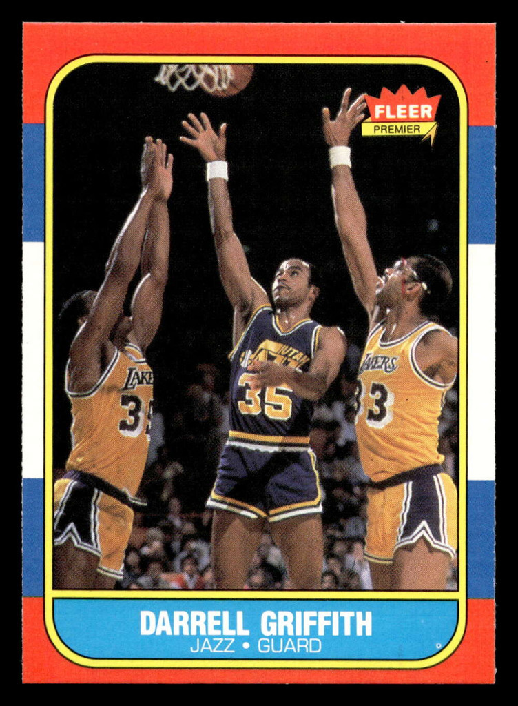 1986-87 Fleer #42 Darrell Griffith Near Mint+ Basketball  ID: 508665