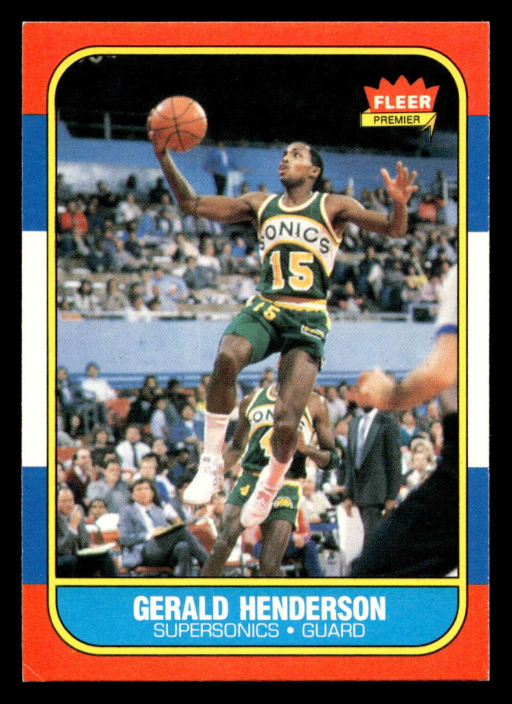 1986-87 Fleer #45 Gerald Henderson Ex-Mint Basketball 