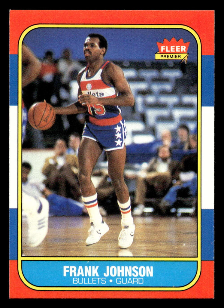 1986-87 Fleer #52 Frank Johnson Near Mint+ RC Rookie Basketball  ID: 508757