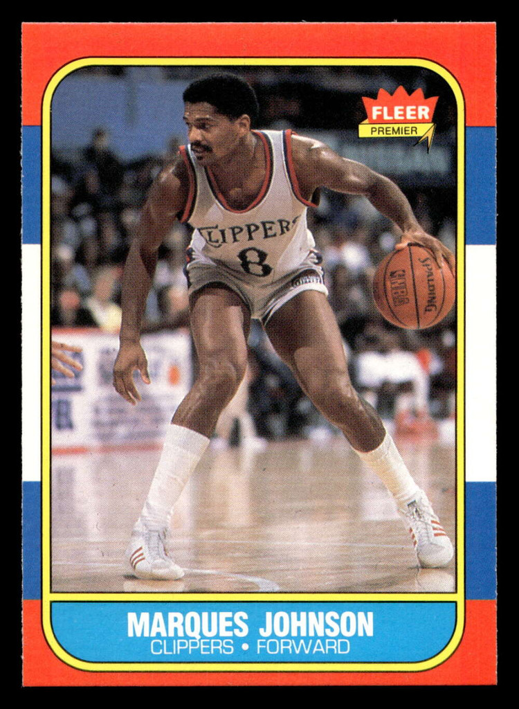 1986-87 Fleer #54 Marques Johnson Near Mint Basketball  ID: 508766