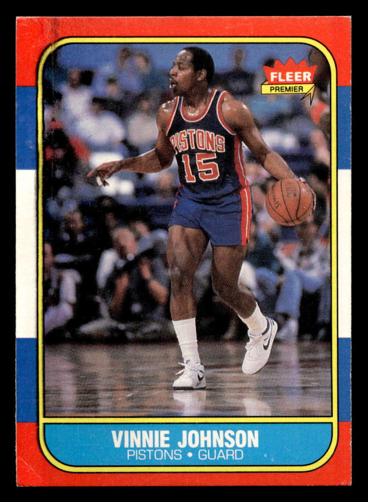 1986-87 Fleer #56 Vinnie Johnson VG-EX Basketball  ID: 508778