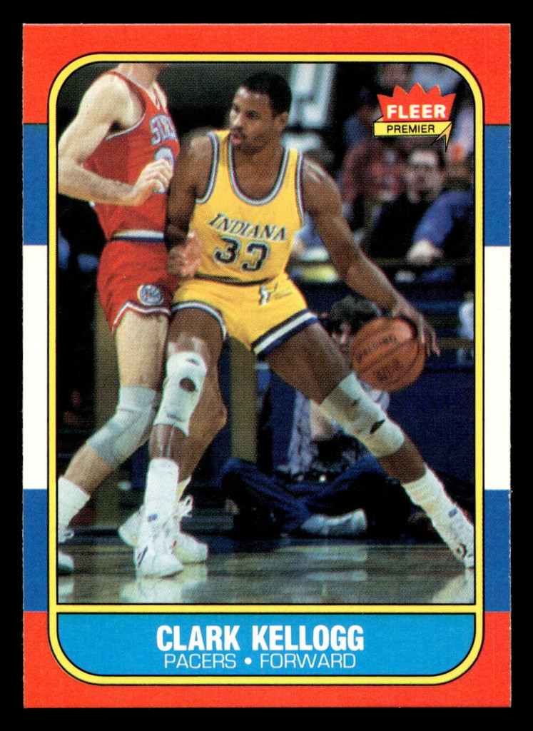 1986-87 Fleer #58 Clark Kellogg NM-Mint RC Rookie Basketball 