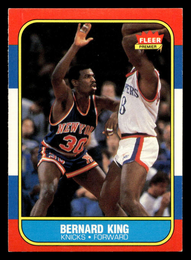 1986-87 Fleer #60 Bernard King Ex-Mint Basketball  ID: 508793