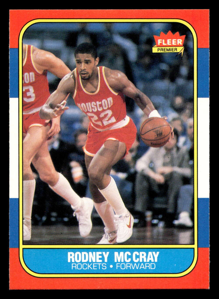 1986-87 Fleer #71 Rodney McCray NM-Mint RC Rookie Basketball 