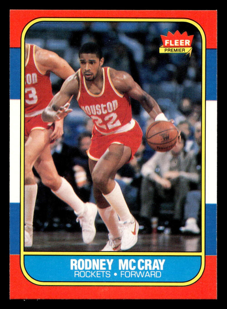 1986-87 Fleer #71 Rodney McCray Near Mint+ RC Rookie Basketball  ID: 508826