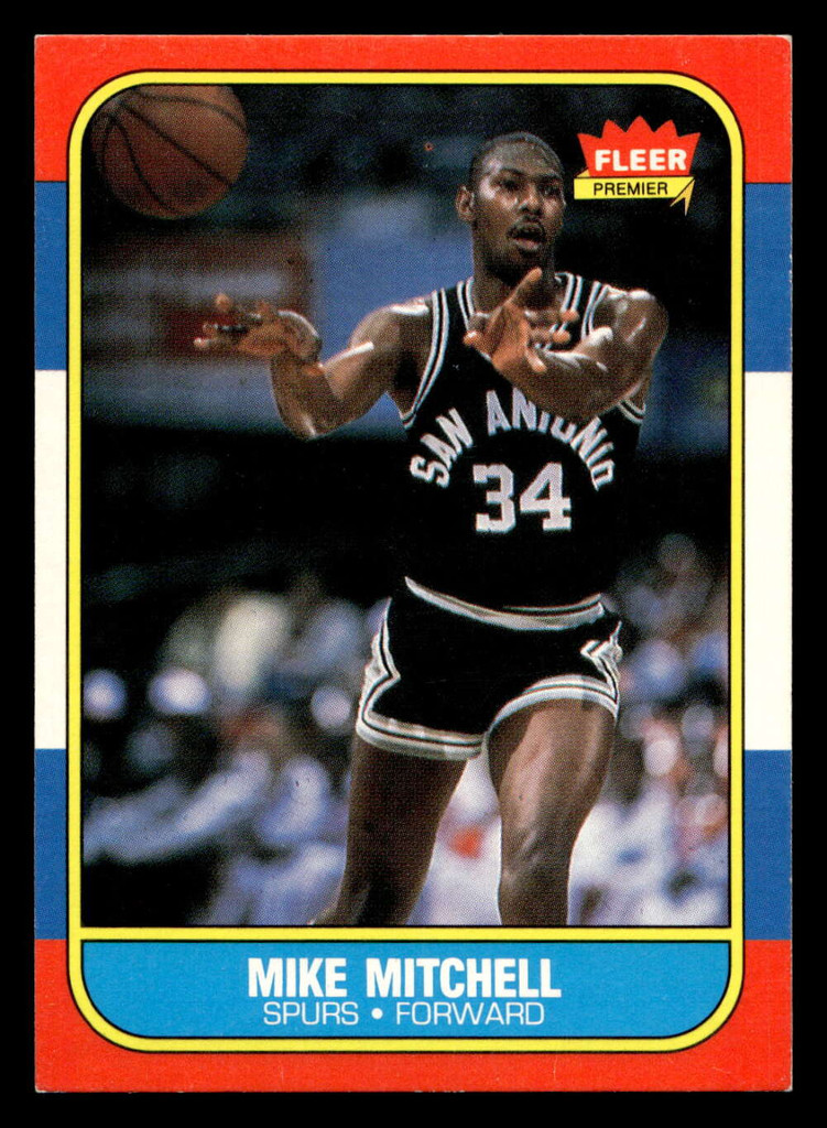 1986-87 Fleer #74 Mike Mitchell Ex-Mint Basketball 