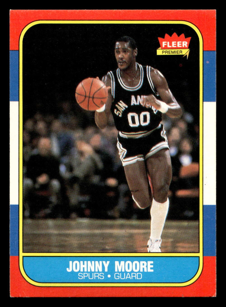 1986-87 Fleer #76 Johnny Moore Ex-Mint Basketball  ID: 508849