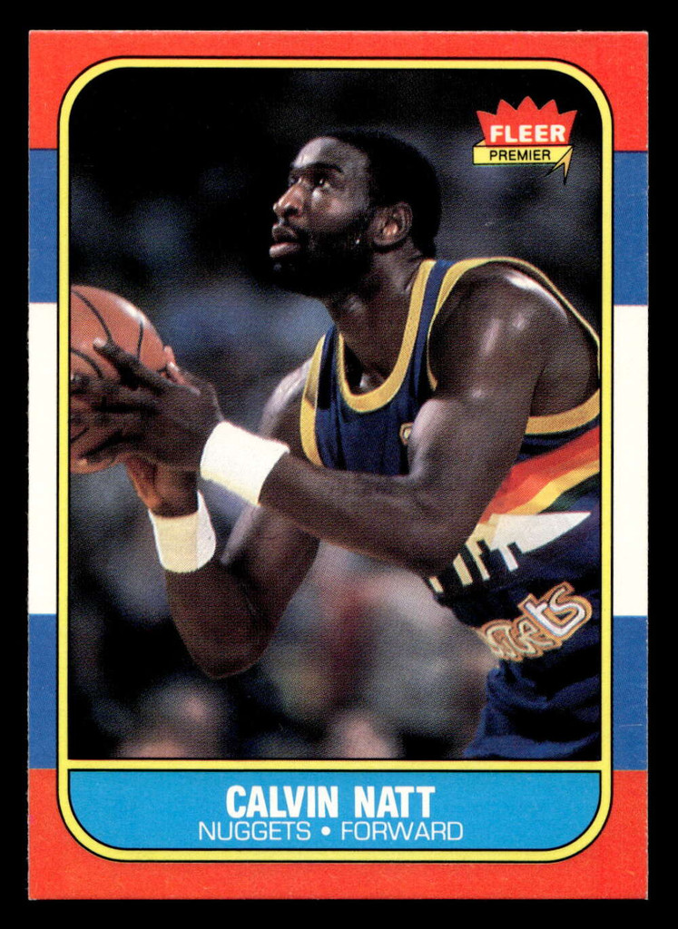 1986-87 Fleer #79 Calvin Natt NM-Mint Basketball 
