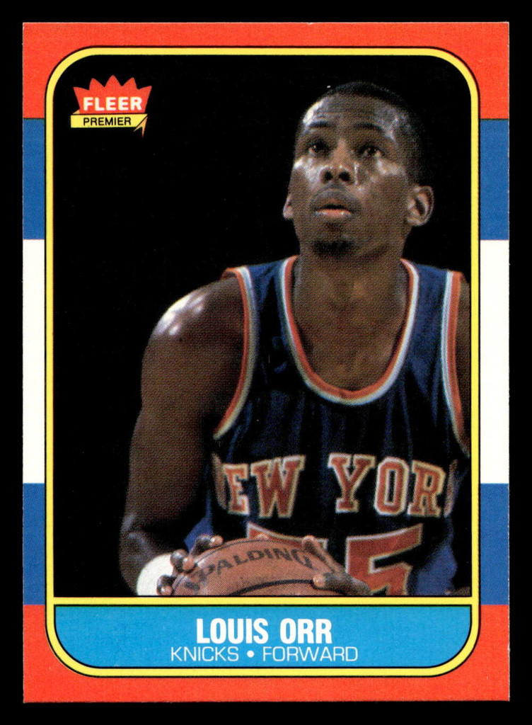 1986-87 Fleer #83 Louis Orr Ex-Mint Basketball 