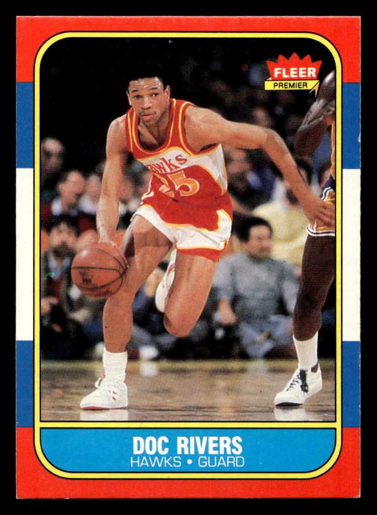 1986-87 Fleer #91 Doc Rivers Near Mint RC Rookie Basketball 