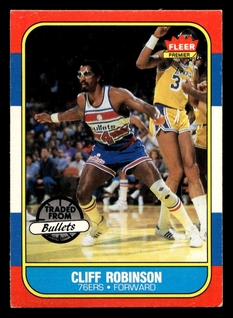 1986-87 Fleer #93 Cliff Robinson Excellent+ Basketball 