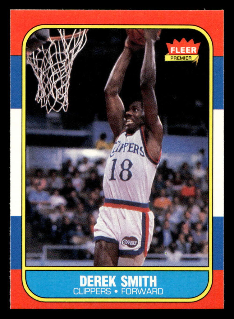 1986-87 Fleer #103 Derek Smith Near Mint+ Basketball  ID: 508990