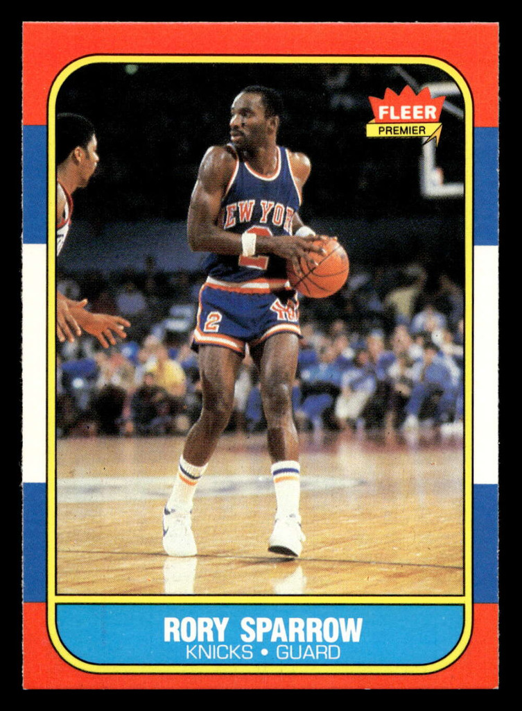 1986-87 Fleer #105 Rory Sparrow Near Mint+ Basketball  ID: 509002