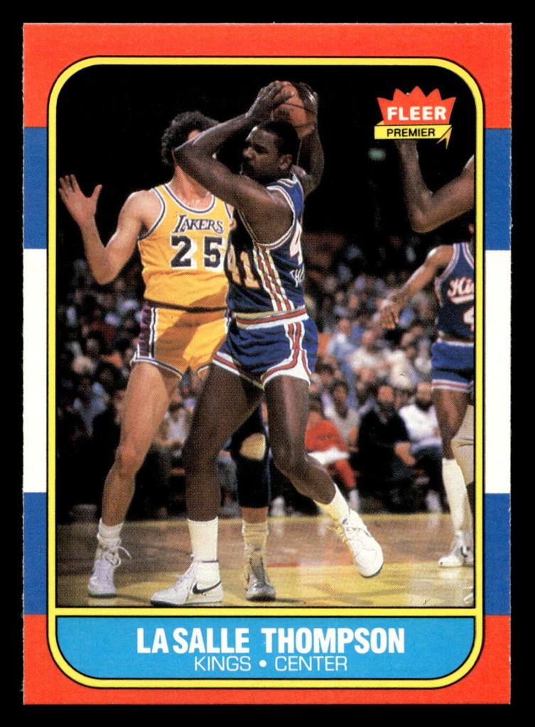 1986-87 Fleer #110 LaSalle Thompson Near Mint+ RC Rookie Basketball 