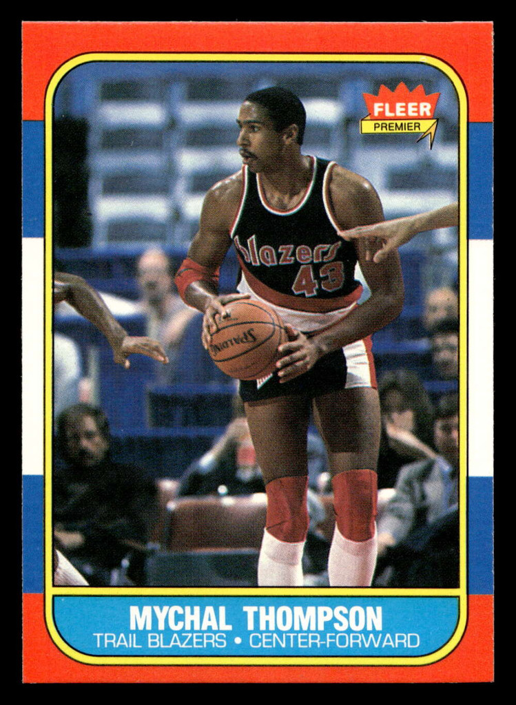 1986-87 Fleer #111 Mychal Thompson NM-Mint Basketball 