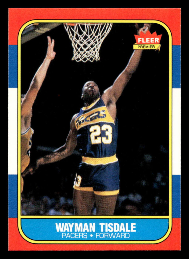 1986-87 Fleer #113 Wayman Tisdale Near Mint+ RC Rookie Basketball  ID: 509056
