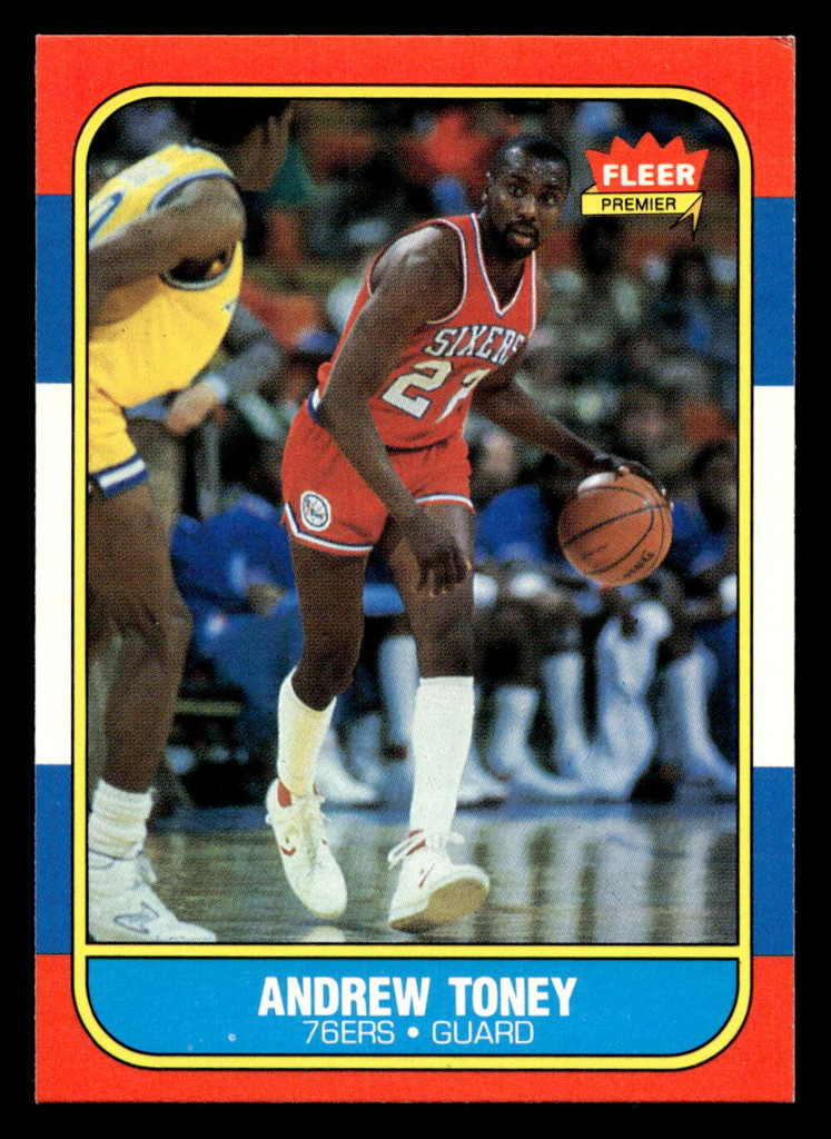 1986-87 Fleer #114 Andrew Toney Excellent+ Basketball  ID: 509061