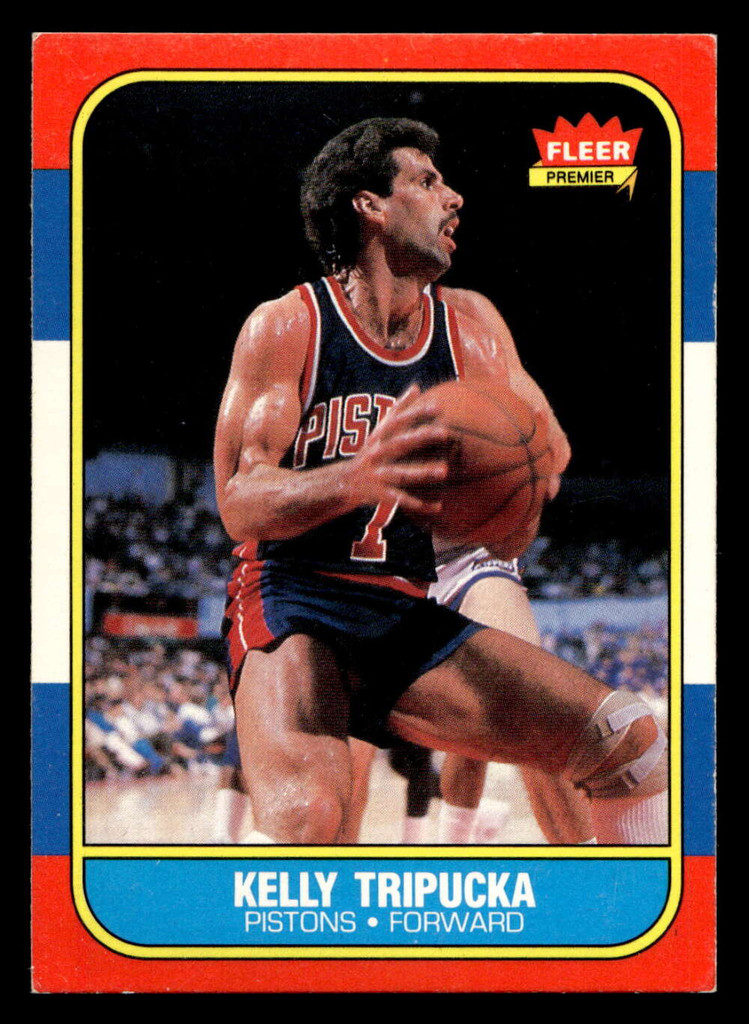 1986-87 Fleer #115 Kelly Tripucka Excellent+ RC Rookie Basketball  ID: 509065