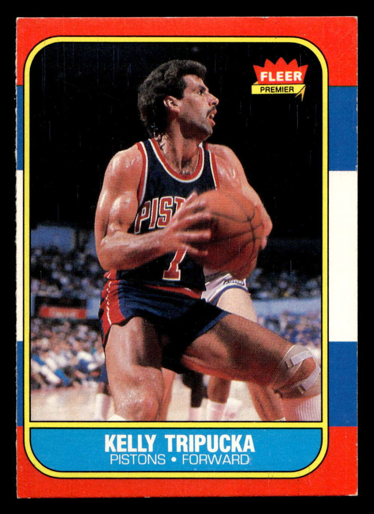 1986-87 Fleer #115 Kelly Tripucka Excellent RC Rookie Basketball 