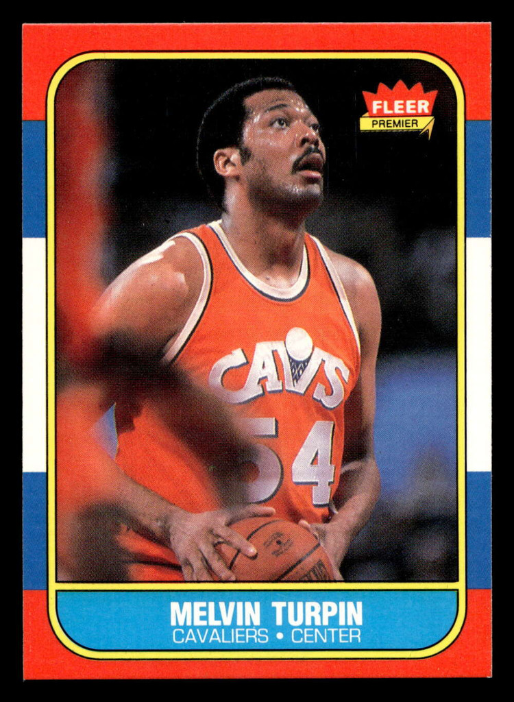 1986-87 Fleer #116 Mel Turpin Near Mint Basketball  ID: 509078