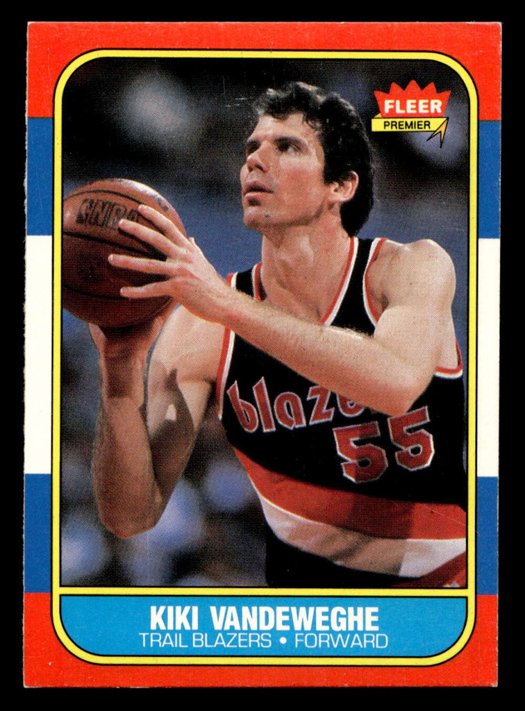 1986-87 Fleer #117 Kiki Vandeweghe Ex-Mint RC Rookie Basketball  ID: 509085