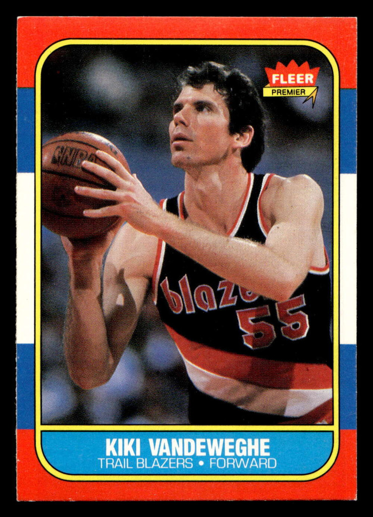 1986-87 Fleer #117 Kiki Vandeweghe Ex-Mint RC Rookie Basketball  ID: 509087