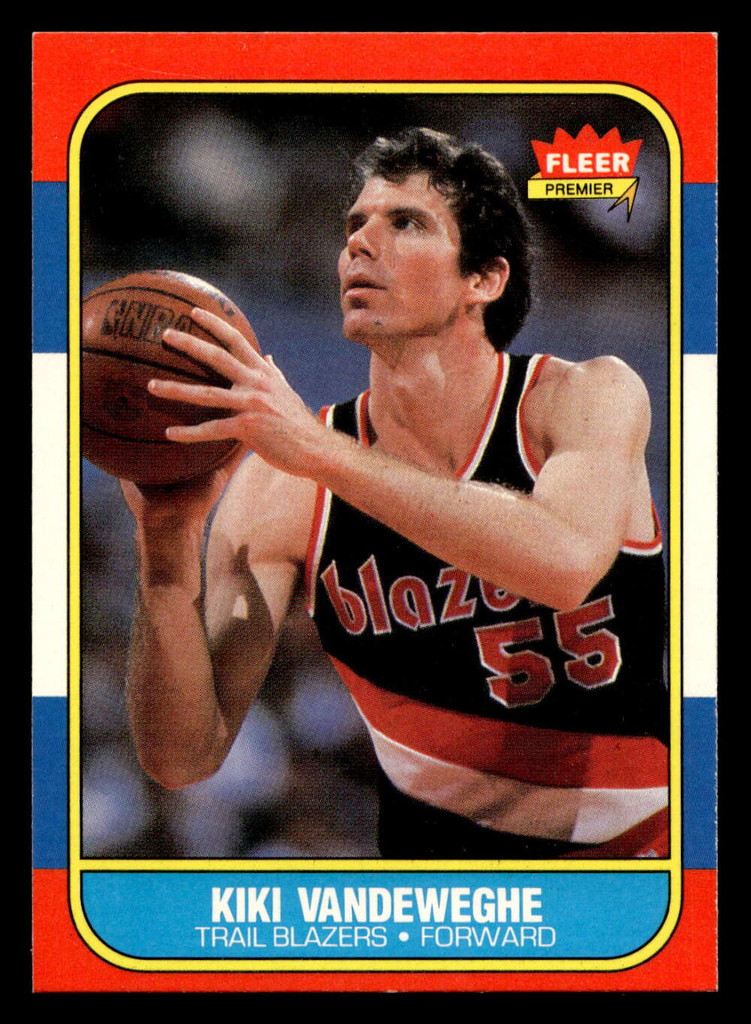 1986-87 Fleer #117 Kiki Vandeweghe Near Mint RC Rookie Basketball  ID: 509091