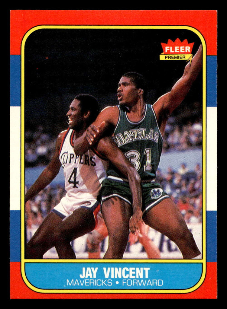 1986-87 Fleer #118 Jay Vincent Near Mint Basketball  ID: 509103