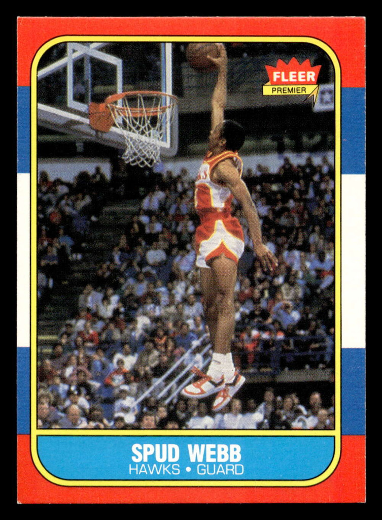 1986-87 Fleer #120 Spud Webb Ex-Mint RC Rookie Basketball  ID: 509115