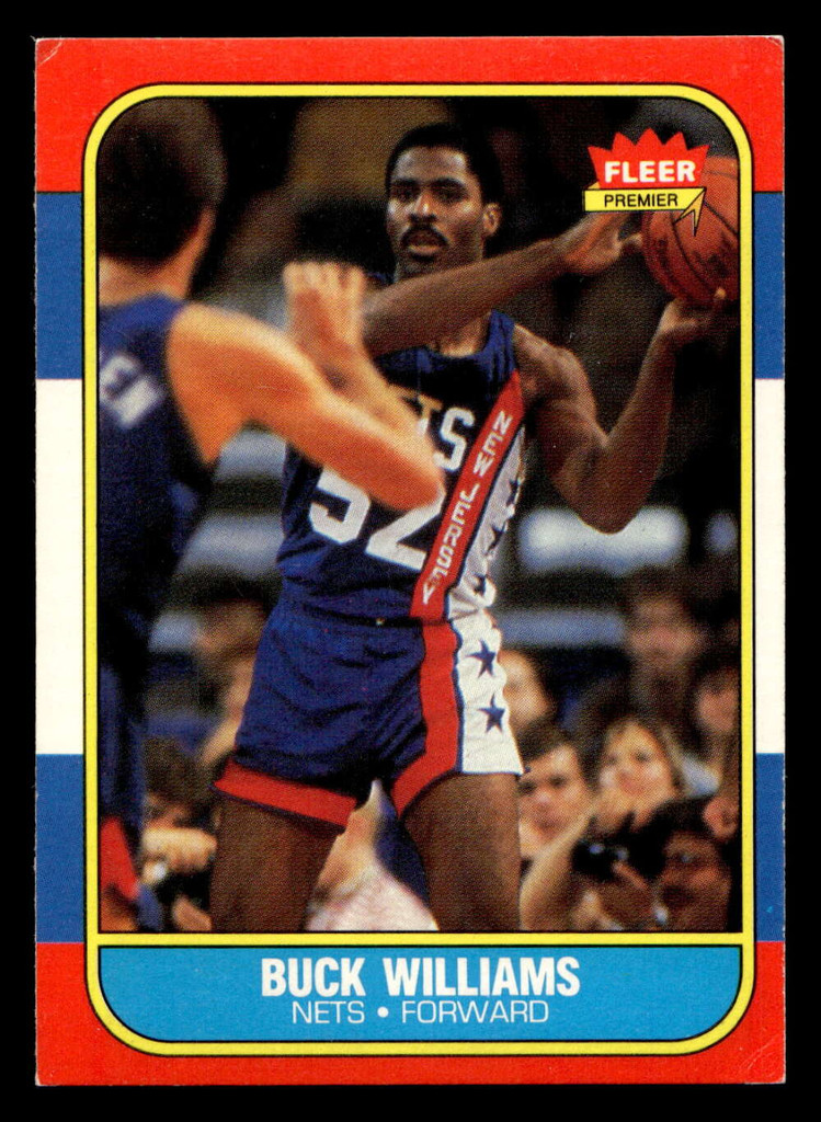 1986-87 Fleer #123 Buck Williams Excellent RC Rookie Basketball 