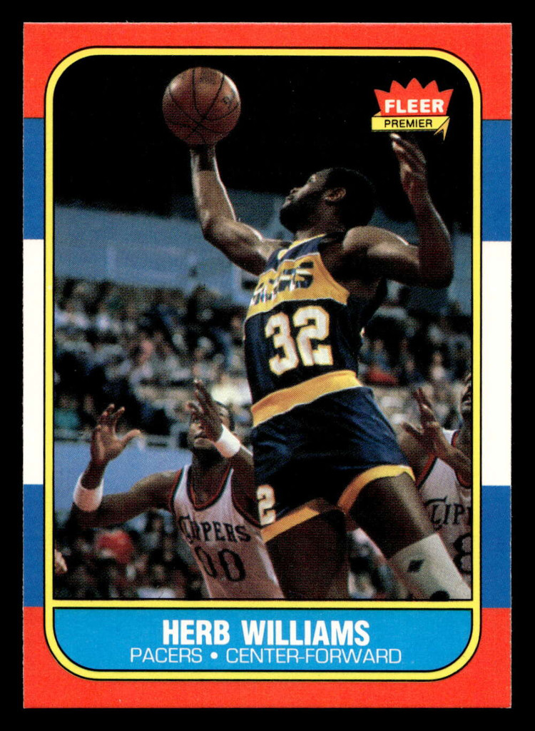 1986-87 Fleer #125 Herb Williams Near Mint RC Rookie Basketball  ID: 509135