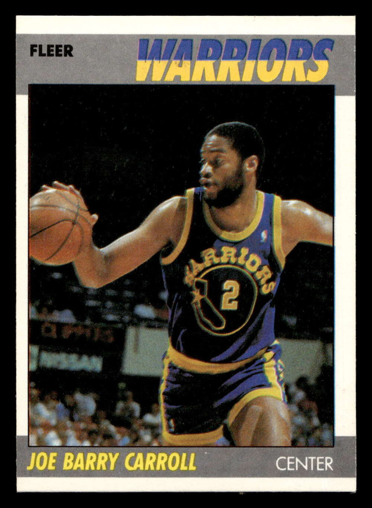 1987-88 Fleer #16 Joe Barry Carroll Near Mint+ Basketball  ID: 509222