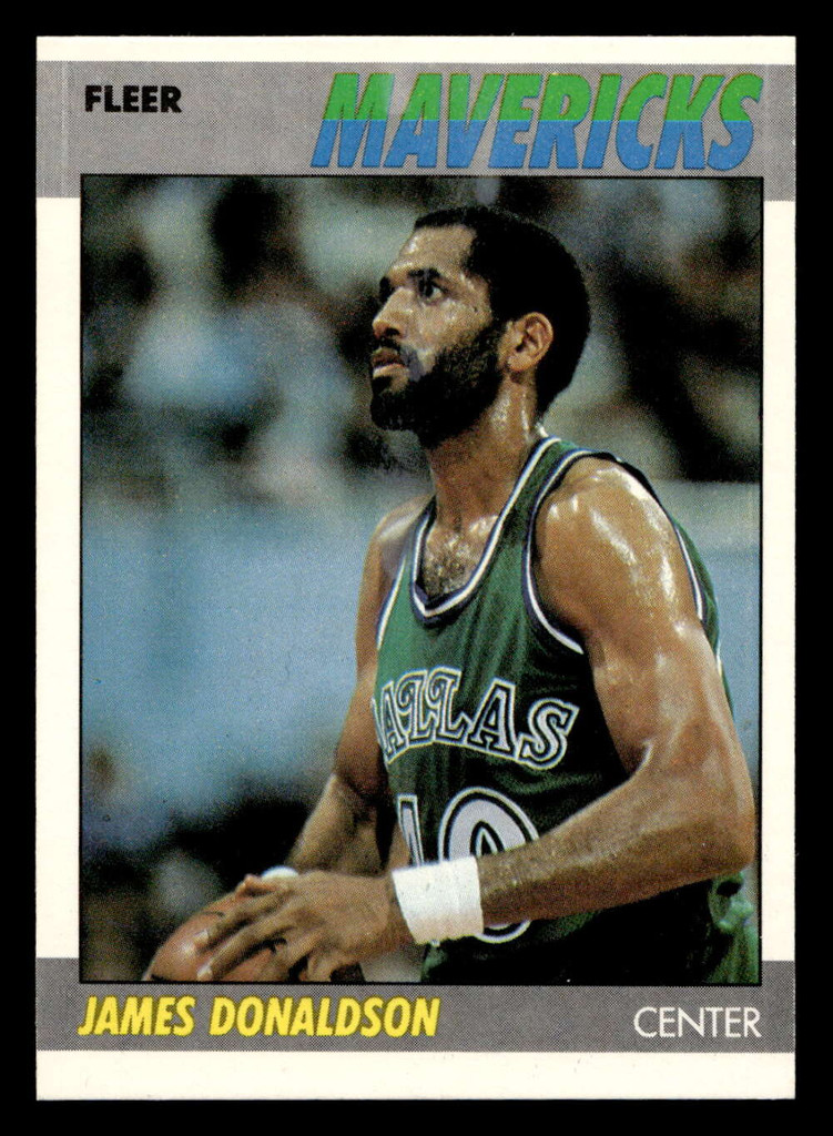 1987-88 Fleer #28 James Donaldson Near Mint+ Basketball  ID: 509283