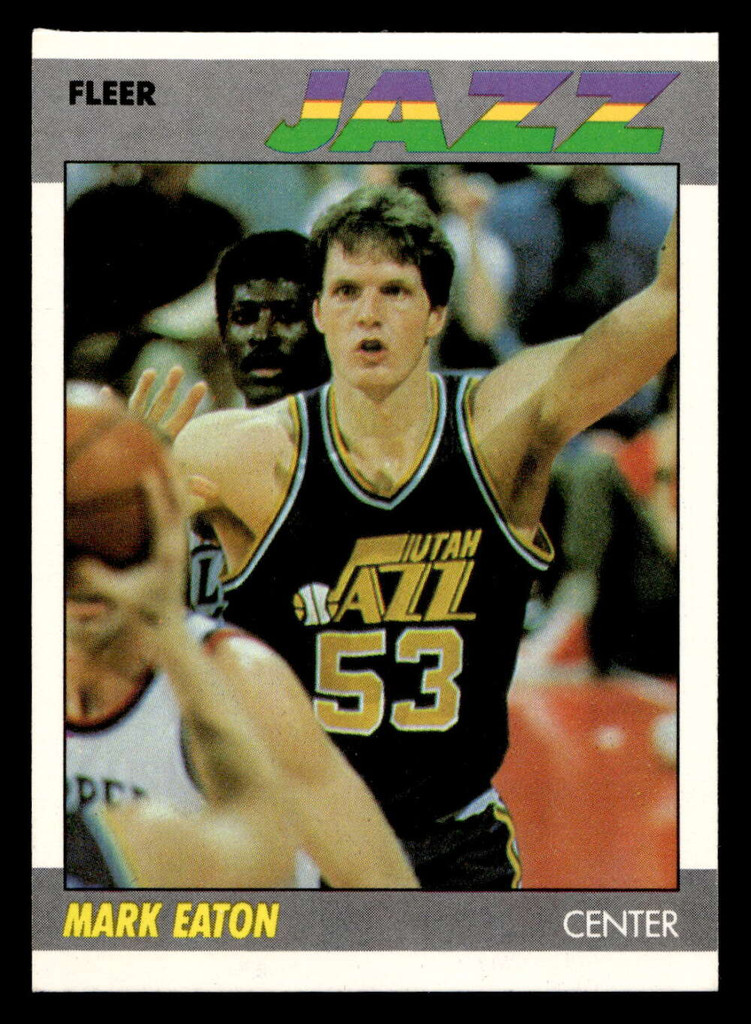 1987-88 Fleer #32 Mark Eaton Near Mint Basketball 