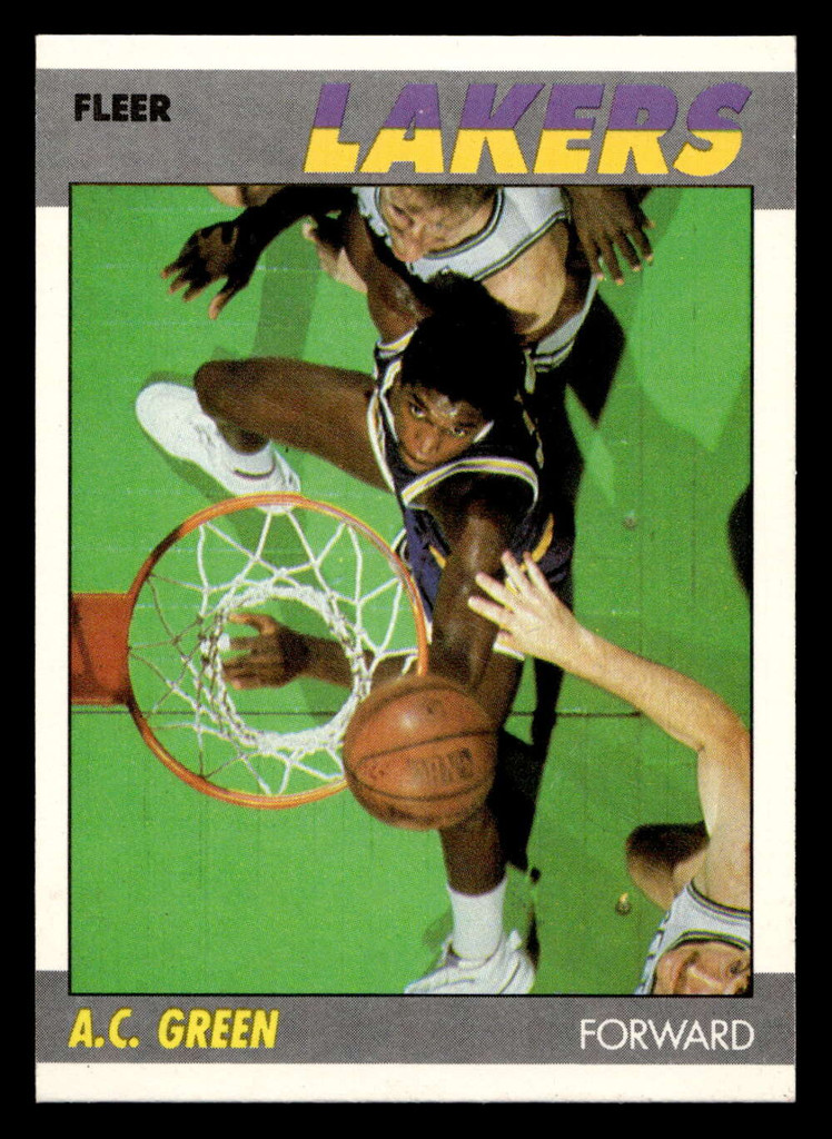 1987-88 Fleer #42 A.C. Green NM-Mint RC Rookie Basketball  ID: 509336