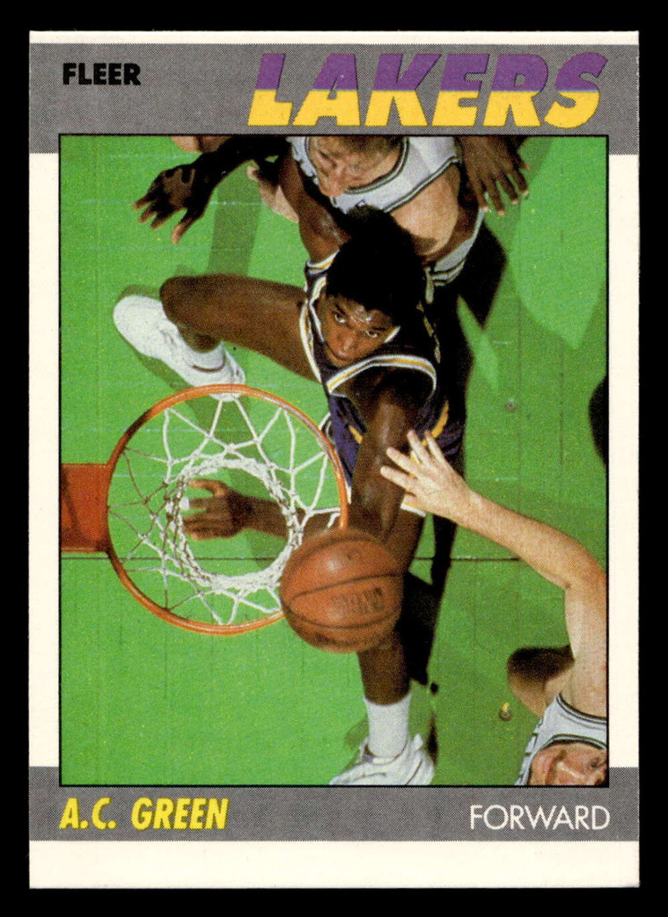 1987-88 Fleer #42 A.C. Green Near Mint RC Rookie Basketball 
