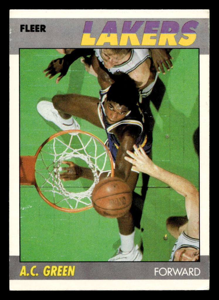 1987-88 Fleer #42 A.C. Green Ex-Mint RC Rookie Basketball 