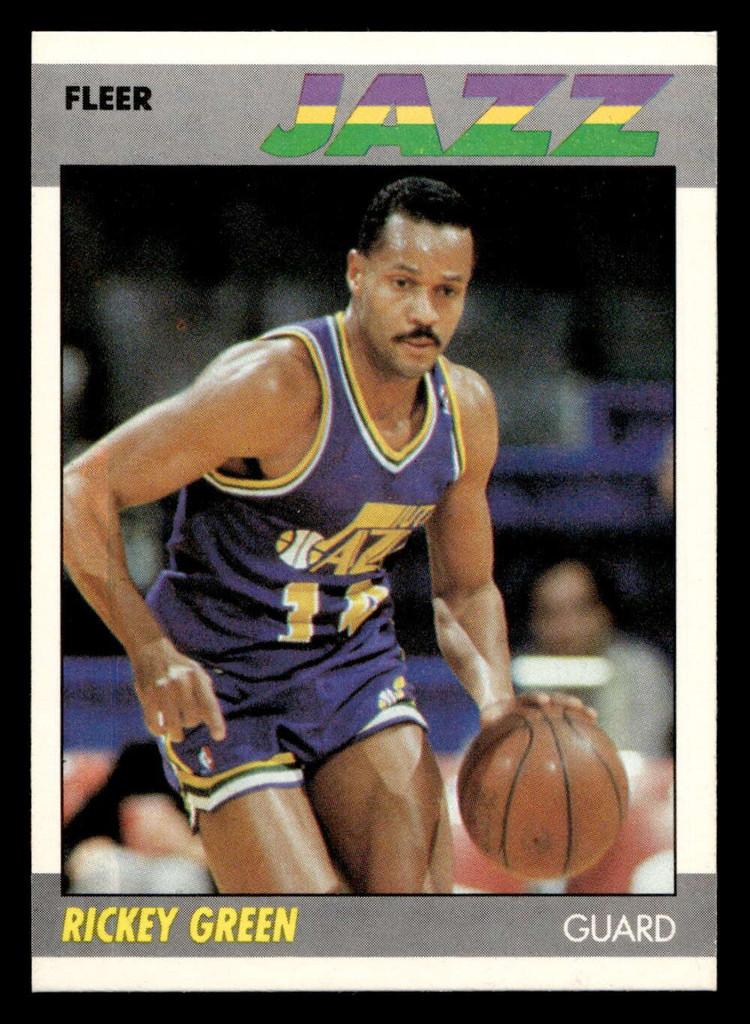 1987-88 Fleer #43 Rickey Green NM-Mint Basketball  ID: 509340