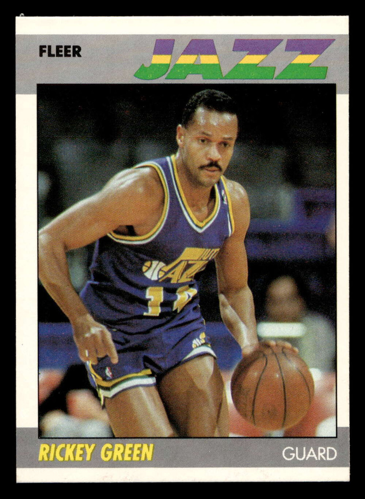 1987-88 Fleer #43 Rickey Green Near Mint Basketball  ID: 509341