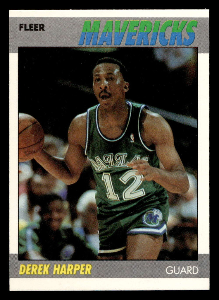 1987-88 Fleer #48 Derek Harper Near Mint+ Basketball  ID: 509365