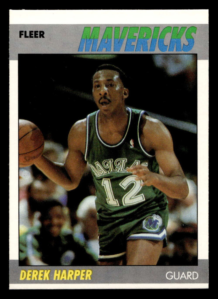 1987-88 Fleer #48 Derek Harper Near Mint+ Basketball  ID: 509366