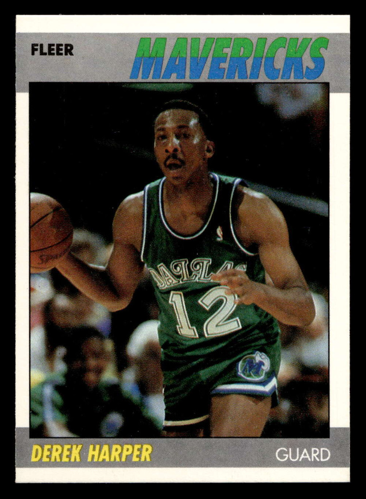 1987-88 Fleer #48 Derek Harper Near Mint+ Basketball  ID: 509367