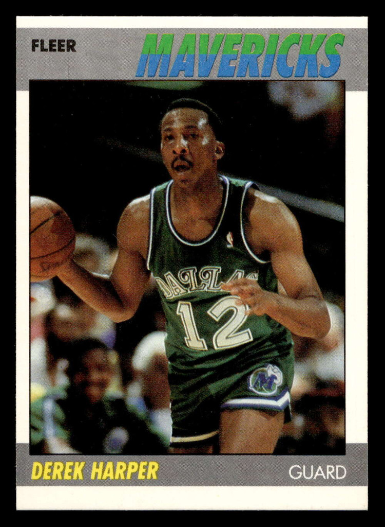 1987-88 Fleer #48 Derek Harper Near Mint Basketball  ID: 509368