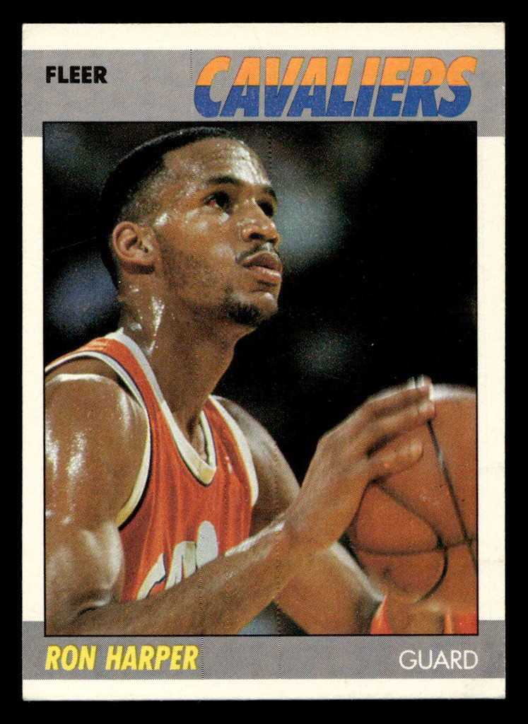 1987-88 Fleer #49 Ron Harper VG-EX RC Rookie Basketball 