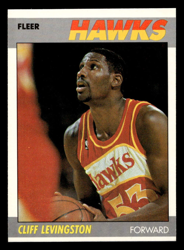 1987-88 Fleer #63 Cliff Levingston Near Mint+ RC Rookie Basketball  ID: 509422