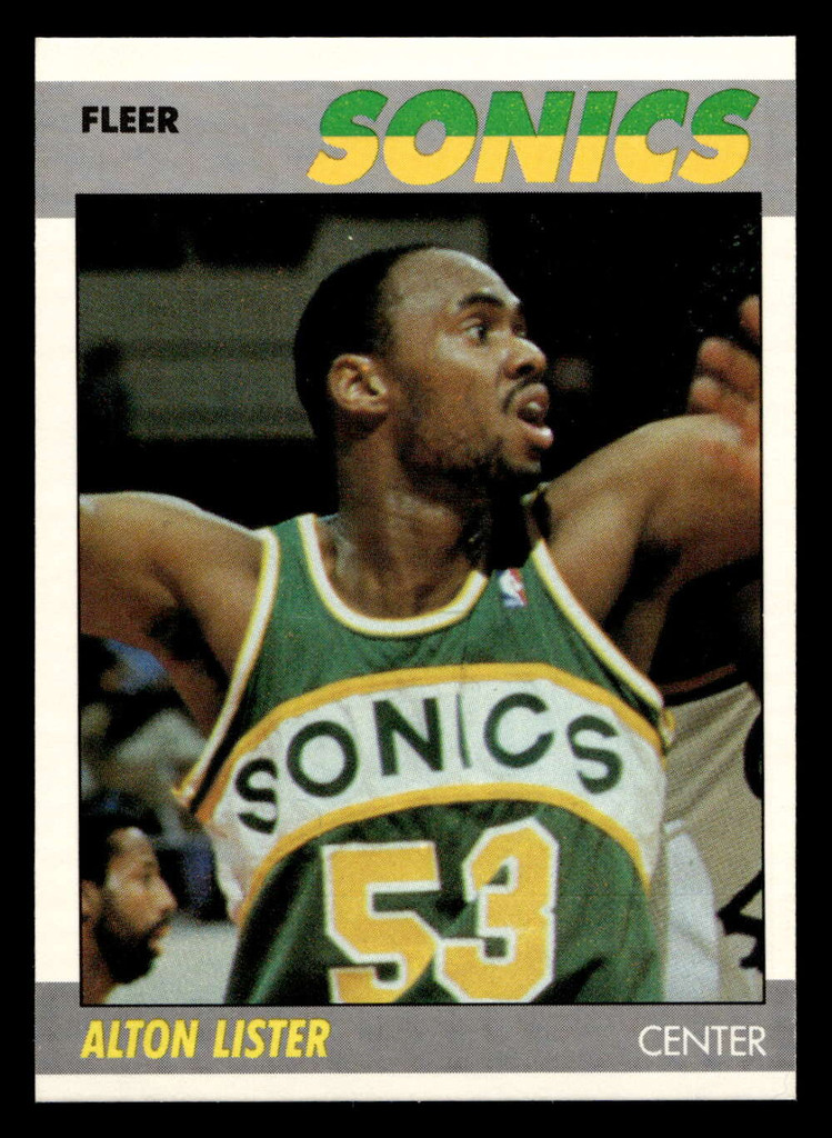 1987-88 Fleer #64 Alton Lister NM-Mint Basketball  ID: 509427