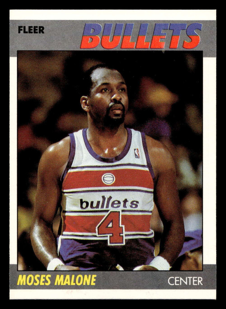 1987-88 Fleer #69 Moses Malone Near Mint Basketball  ID: 509452