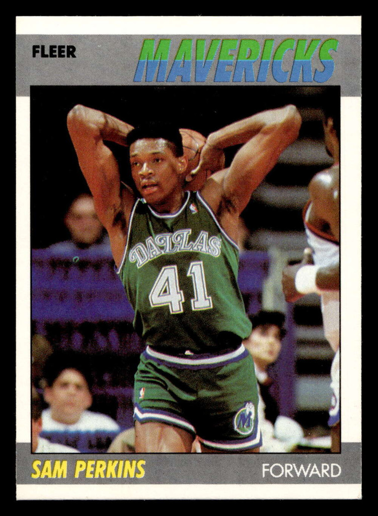 1987-88 Fleer #84 Sam Perkins Near Mint+ Basketball  ID: 509520